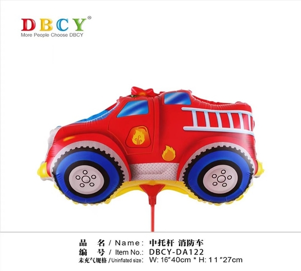 DA122  BÓNG PHAO HÌNH XE CỨU HỎA THANG (TÚI 20C)