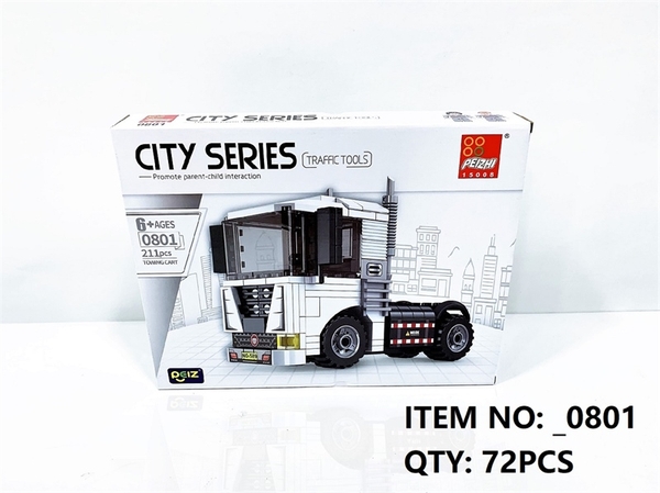 _0801  HỘP LOGO RÁP XE ĐẦU KÉO 211 MIẾNG PEIZHI