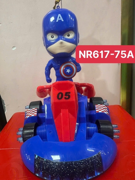 NR617-75A  ĐỘI TRƯỜNG MỸ LÁI XE PIN NHẠC ĐÈN (LỒNG ĐÈN)