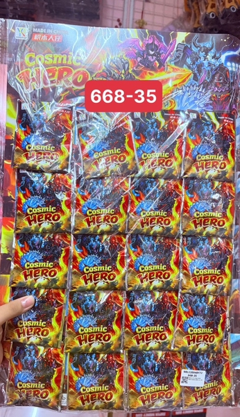 668-35 VỈ LOGO RÁP SIÊU NHÂN HERO 20 TÚI