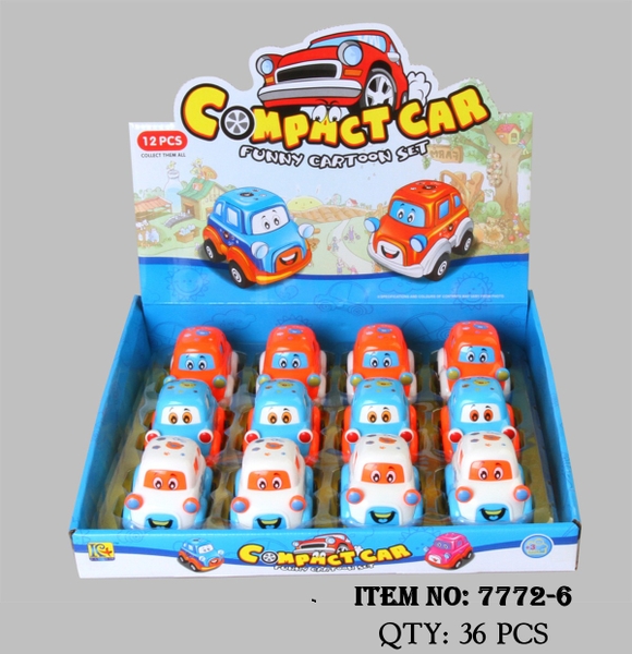 7772-6  HỘP XE HƠI CAR TRỚN 12C ĐỦ MẪU