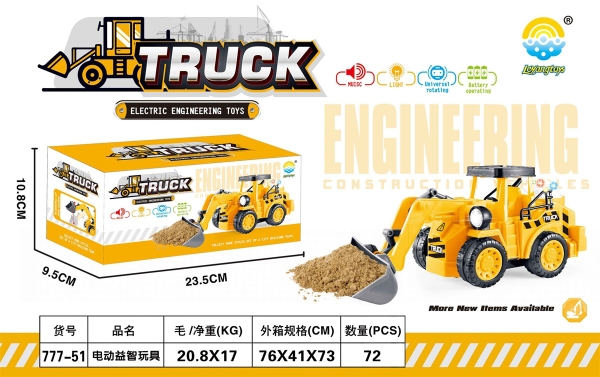 777-51  HỘP XE CÔNG TRÌNH XÚC PIN