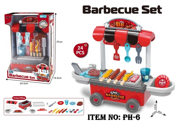 PH-6  HỘP XE ĐẨY XIÊN QUE BBQ 24 MIẾNG