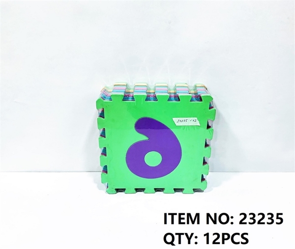 23235  BỘ MÚT GHÉP LÓT SÀN CHỮ SỐ 10 MIẾNG