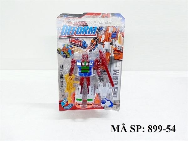 899-54  VỈ RÁP ROBO BIẾN HÌNH XE TĂNG, CONTAINER, TRỰC THĂNG ĐỦ MẪU