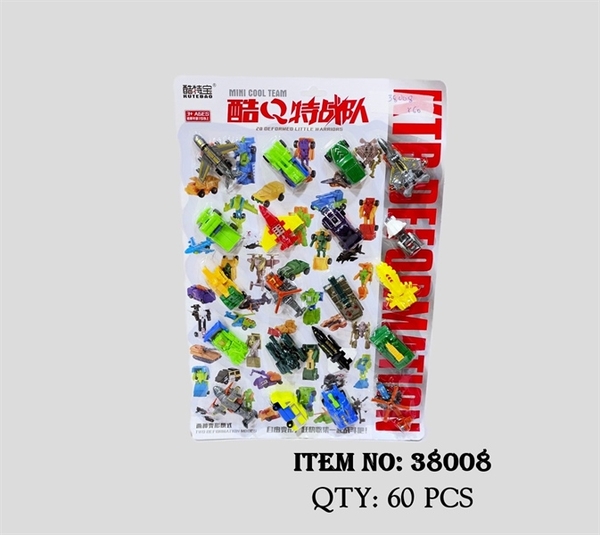 38008  VỈ RÁP XE, MÁY BAY BIẾN HÌNH ROBO 20C ĐỦ MẪU