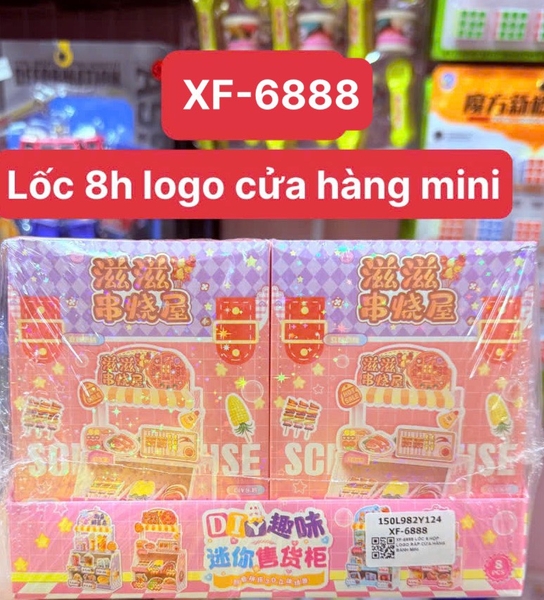 XF-6888 LỐC 8 HỘP LOGO RÁP CỬA HÀNG BÁNH MINI