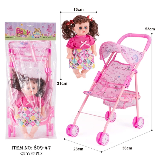 809-47  TÚI XE ĐẨY NÔI SẮT BÉ GÁI