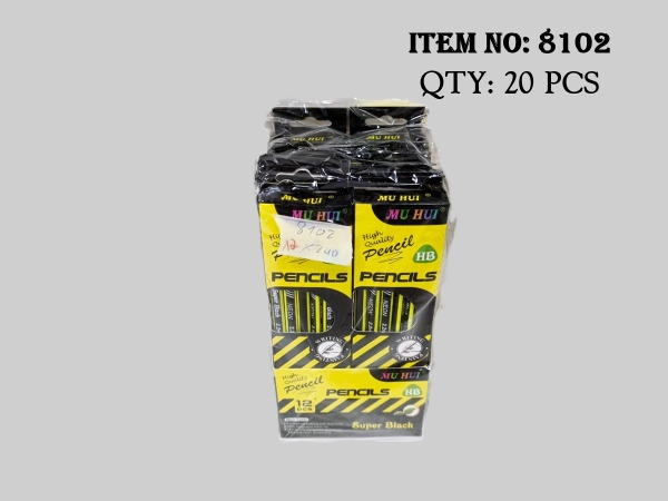 8102F HỘP 12C BÚT VIẾT CHÌ CHUỐT