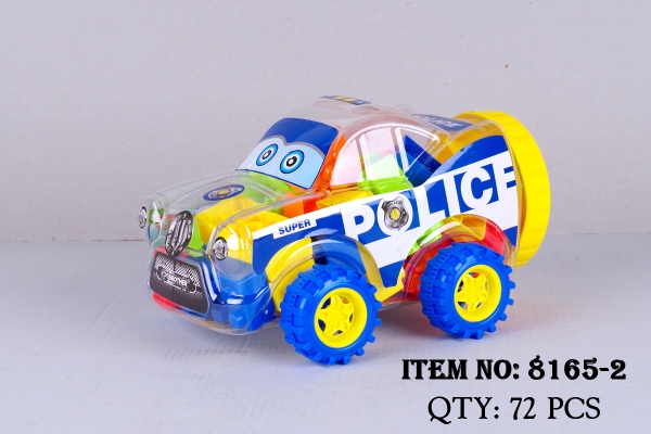 8165-2  HỘP XE HƠI CẢNH SÁT TRỚN LOGO RÁP