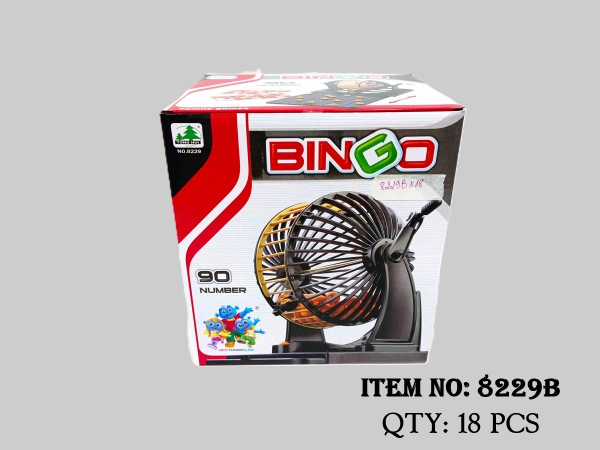 8229B  HỘP QUAY SỐ LÔ TÔ 90 SỐ 48 CARDS