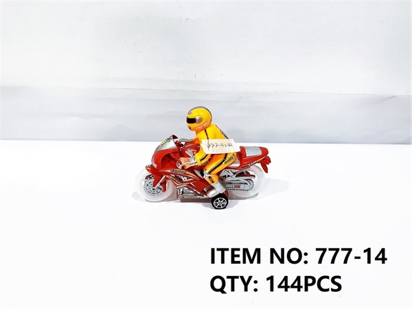 777-14  TÚI XE MOTO TRỚN CÓ NGƯỜI PIN NÚT NHẠC BÁNH ĐÈN (OPP)