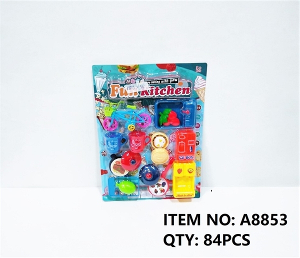 A8853  VỈ BẾP TỦ LẠNH, NỒI CHẢO, TRÁI CÂY, XE ĐẠP, BỒN RỬA CHÉN, LY