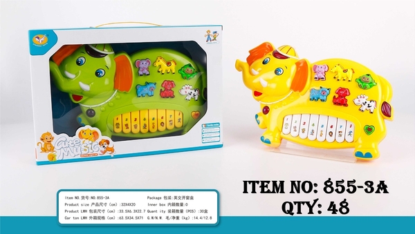 855-3A  HỘP ĐÀN ORGAN VOI PIN