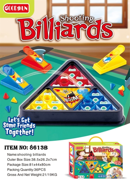 8613B  HỘP TRÒ CHƠI BẮN NÚT MÀU VÀO Ô