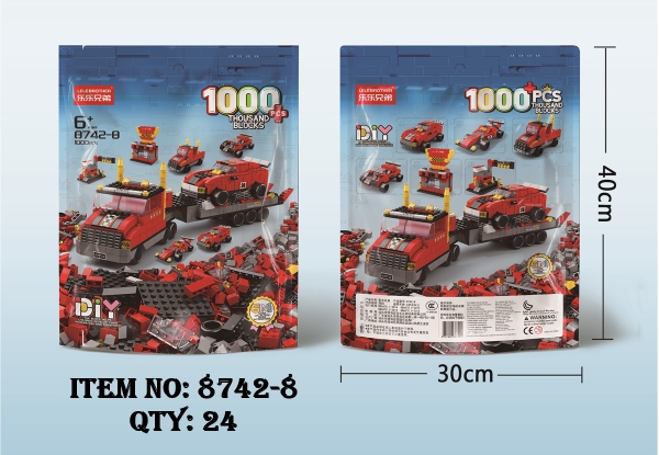 8742-8  TÚI LOGO RÁP XE CỨU HỘ 1000 MIẾNG