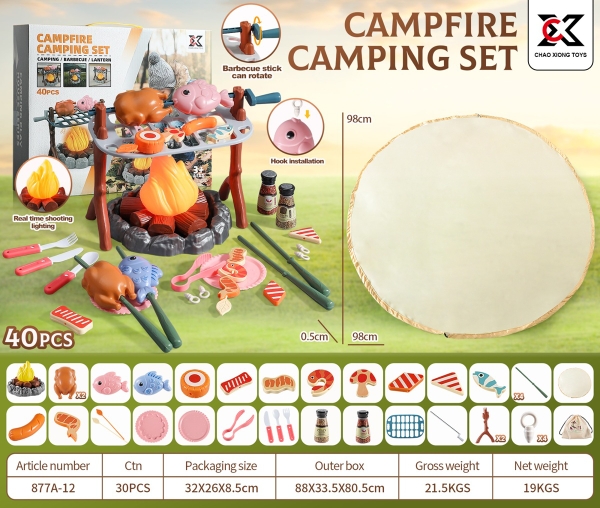 877A-12  HỘP BẾP NƯỚNG CẮM TRẠI PIN