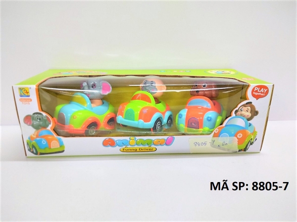 8805-7 HỘP THÚ (KHỈ, VOI, CHÓ) LÁI XE HƠI TRỚN LẮC ĐẦU 3C Animal Funng Driver