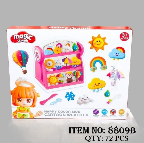 8809B  HỘP ĐẤT SÉT LÀM BÔNG HOA