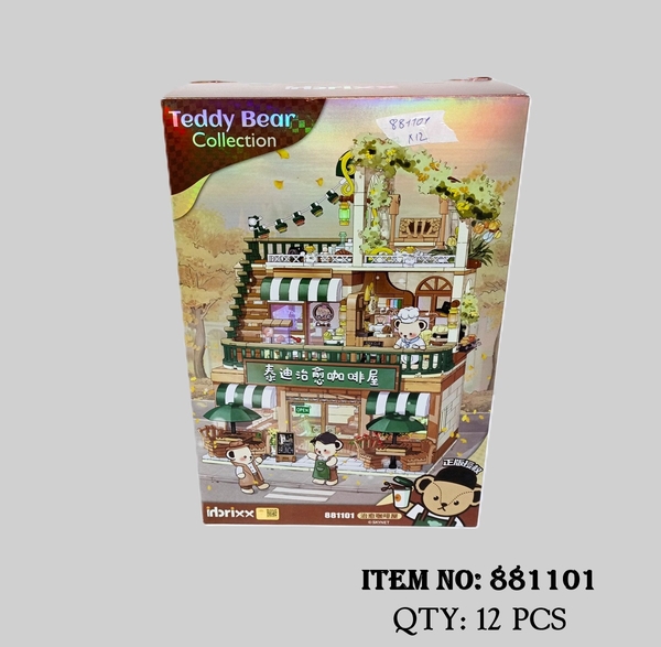 881101  HỘP LOGO RÁP TIỆM CÀ PHÊ GẤU 1381 MIẾNG