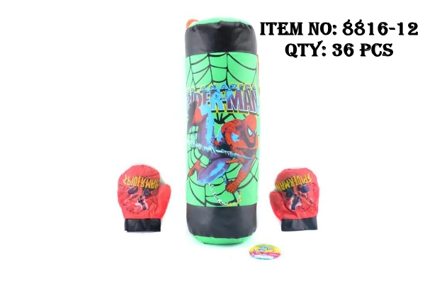 8816-12  LƯỚI ĐẤM BỐC BOXING NHỆN + BAO TAY