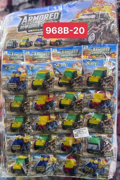968B-20 VỈ LOGO RÁP XE CÔNG TRÌNH 20 TÚI
