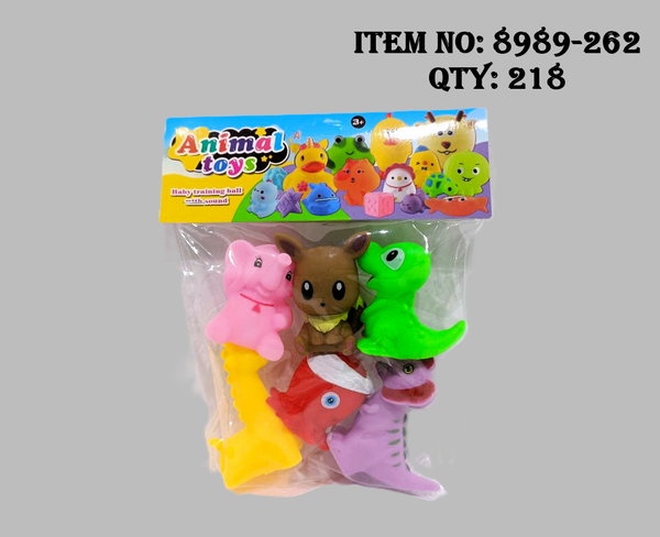 8989-262  TÚI CHÍT THÚ 6C ĐỦ MẪU (VOI, KHỦNG LONG)