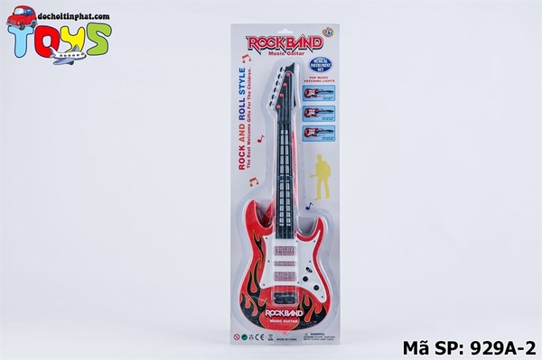 929A-2  VỈ ĐÀN GHITA PIN ĐÈN 4 DÂY