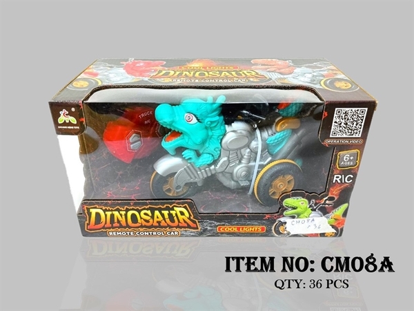 CM08A  HỘP XE MOTO RỒNG ĐIỀU KHIỂN 7 ĐỘNG TÁC, KHÔNG SẠC   CM01A - CM08A   Dinosaur