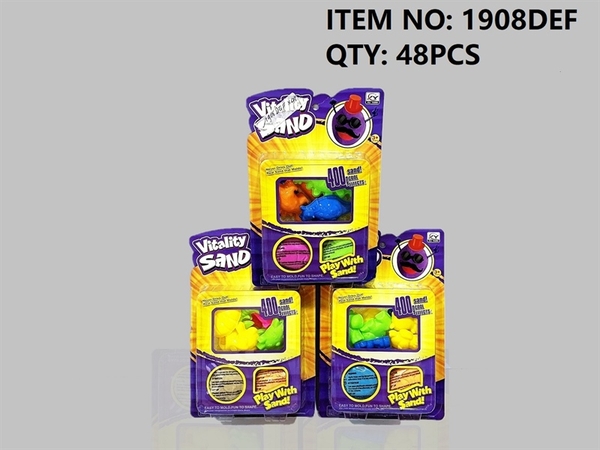 1908DEF  VỈ ĐẤT SÉT CÁT NẶN 2 TÚI 400G 3 MẪU (KHỦNG LONG + THÚ RỪNG + THÚ BIỂN)   Vitality Sand