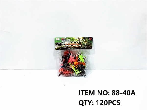 88-40A  TÚI THÚ CÔN TRÙNG 16C (NHỆN, BỌ CÁNH CAM, BÒ CẠP, CHÂU CHẤU, DƠI, RẾT, KIẾN, BỌ NGỰA) (PVC)