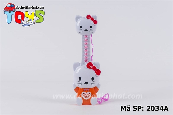 2034A  TÚI ĐÀN GHITA PIN MÈO KITTY TIẾNG VIỆT