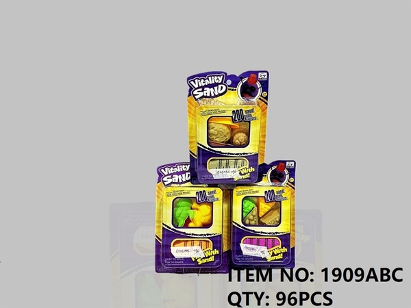 1909ABC  VỈ ĐẤT SÉT CÁT NẶN 1 TÚI 200G 3 MẪU (BÁNH SINH NHẬT + BÁNH QUY + THÚ BIỂN)   Vitality Sand
