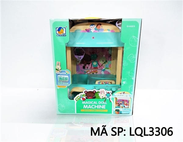 LQL3306  HỘP MÁY ĐIỀU KHIỂN GẮP THÚ NHỒI BÔNG NHẠC ĐÈN, SẠC USB