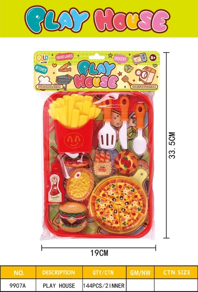 9907A  TÚI KHÂY BẾP BÁNH PIZZA, KHOAI TÂY, HAMBUGER
