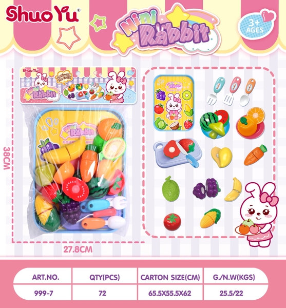 999-7  TÚI KHÂY BẾP DÍNH RAU CỦ TRÁI CÂY (CAM, CÀ RỐT, NHO, BẮP, CHUỐI) (PVC)