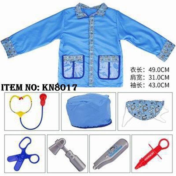 KN8017  TÚI ÁO BÁC SĨ THÚ Y + TAI NGHE + KHẨU TRANG + NHIỆT KẾ + KIM TIÊM