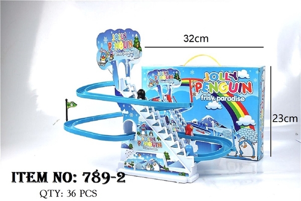 789-2  HỘP CHIM CÁNH CỤT LEO THANG PIN