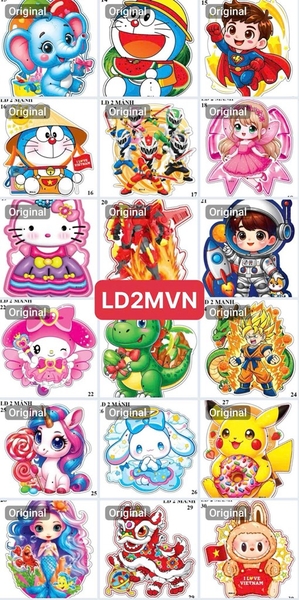 LD2MVN LỒNG ĐÈN 2 MÃNH ĐỦ MẪU