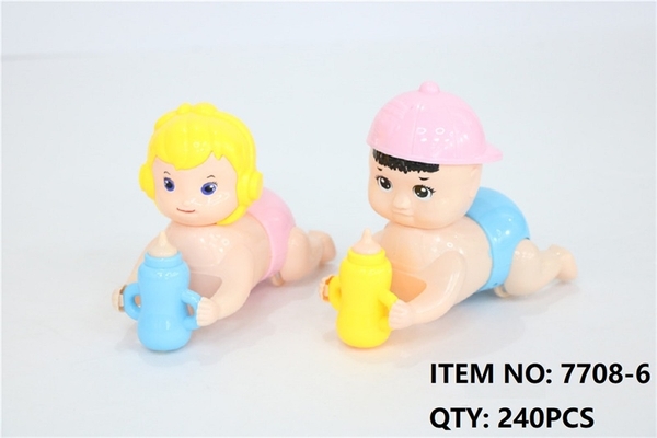 7708-6  TÚI BÉ TRAI ÔM BÌNH SỮA RÚT DÂY ĐÈN (OPP)