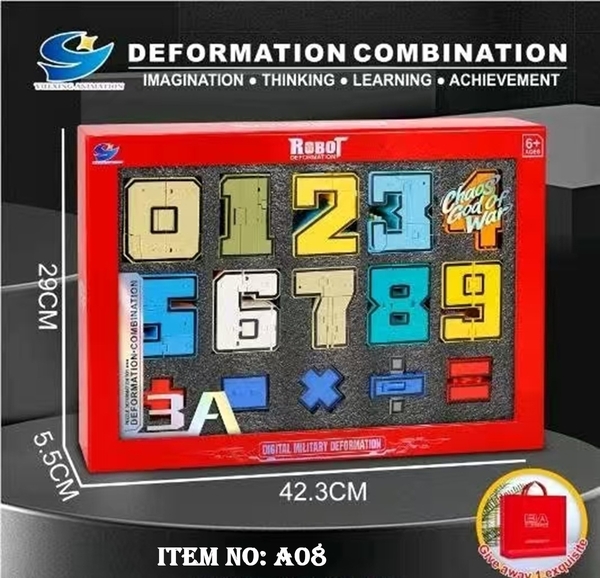 A08  HỘP RÁP ROBO BIẾN HÌNH SỐ HỌC