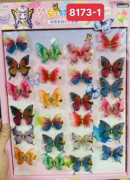 8173-1 LỐC KẸP BƯỚM 24 CÁI