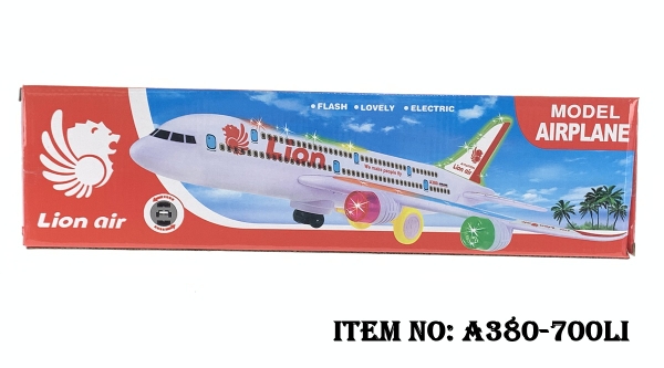 A380-700LI  HỘP MÁY BAY RÁP CÁNH PIN ĐÈN