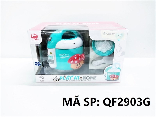 QF2903G  HỘP NỒI CƠM ĐIỆN PIN + CHÉN CƠM, GIÁ   Play At Home   (XANH)