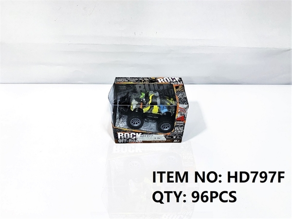 HD797F  HỘP XE JEEP ĐỊA HÌNH ĐIỀU KHIỂN 7 ĐỘNG TÁC, KHÔNG SẠC, TL 1:43   HD787, HD727