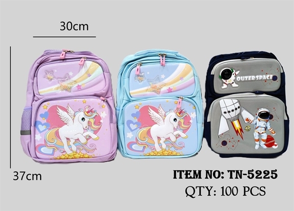 TN-5225  TÚI BALO ĐỦ MẪU (NGỰA PONY, PHI HÀNH GIA)