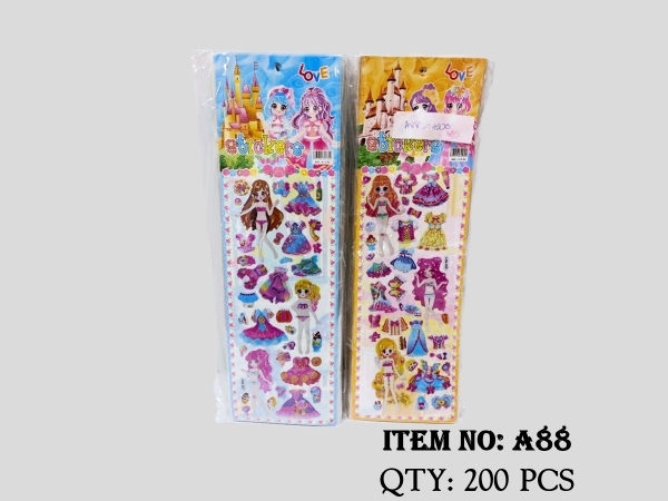 A88  TÚI 20 MIẾNG DÁN STICKER THAY QUẦN ÁO BABY