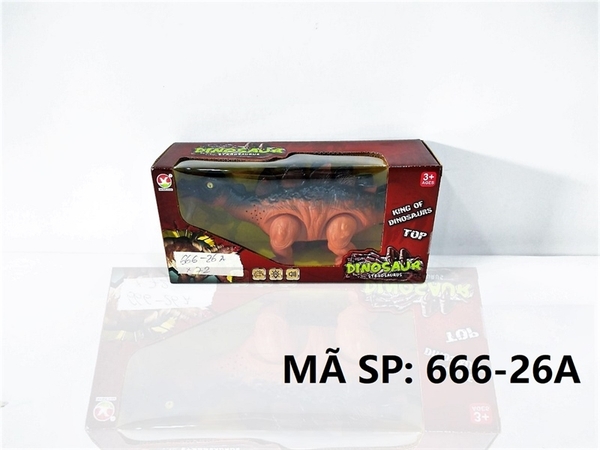 666-26A  HỘP KHỦNG LONG PIN GAI LƯNG