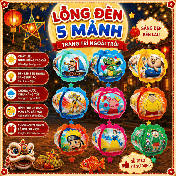 LDAH5D LỒNG ĐÈN ÁNH HOA 5D SS