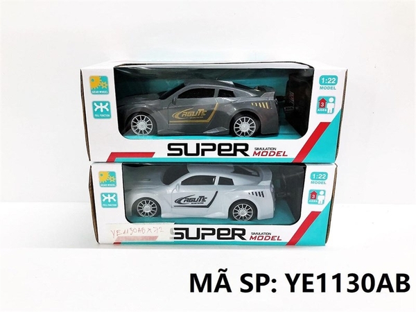 YE1130AB  HỘP XE HƠI ĐIỀU KHIỂN 7 ĐỘNG TÁC, KHÔNG SẠC, TL 1:22